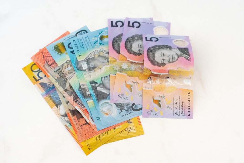 money, cash, australian notes,