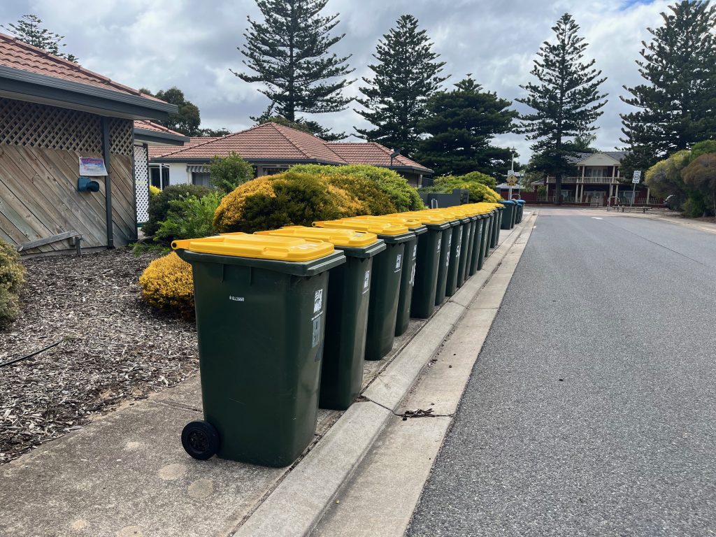 Yellow Wheelie Bins Australia